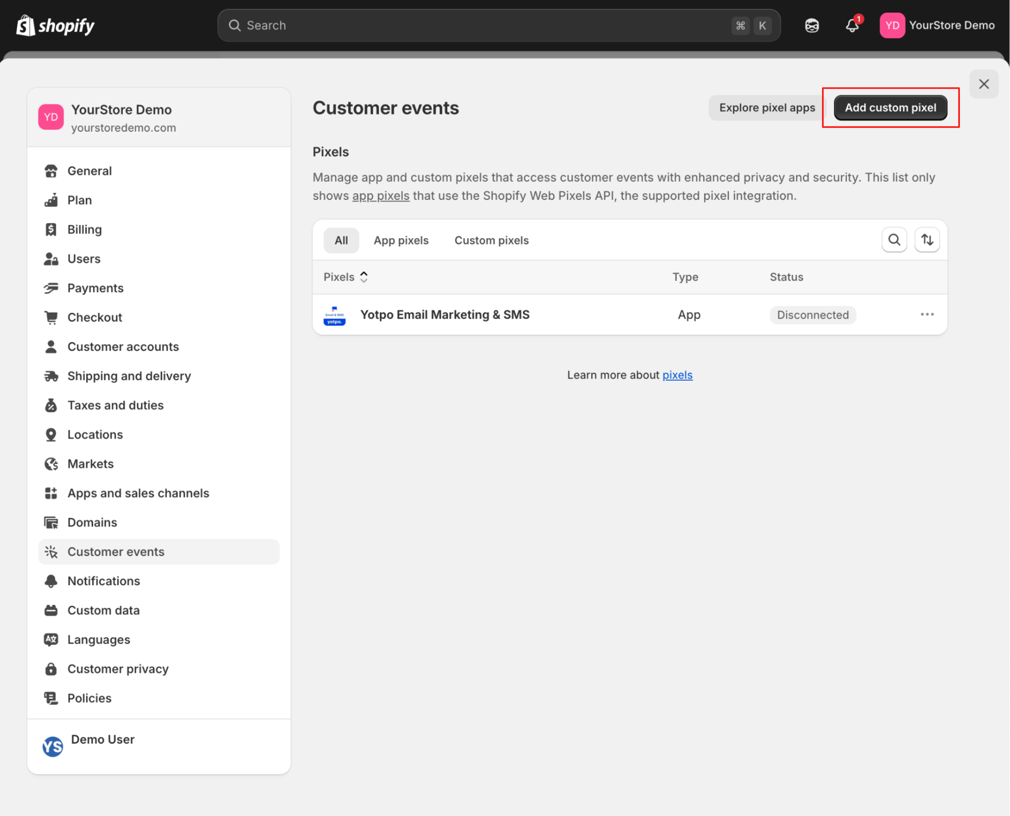 Shopify Conversion Tracking Pixel